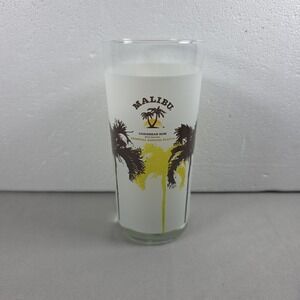 Malibu Caribbean White Rum Tropical Banana Liqueur Drinking Glass